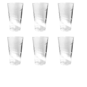 VASO GEO 420ML X6 DURAX