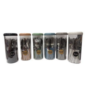 SET CUBIERTOS X24pcs Carol