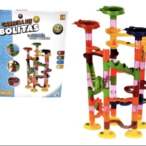 CARRERAS DE BOLITAS 74pcs KIDS CLUB