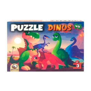 PUZZLE DINOS 48pcs