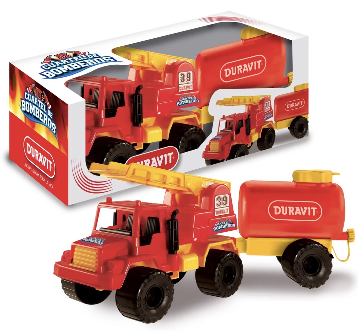 CAMION BOMBERO C/ DEPOSITO DURAVIT