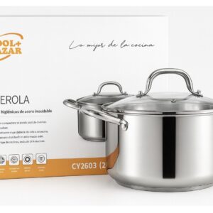 CACEROLA N24 ACERO INOXIDABLE